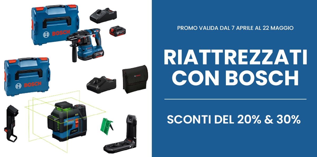 Riattrezzati con Bosch